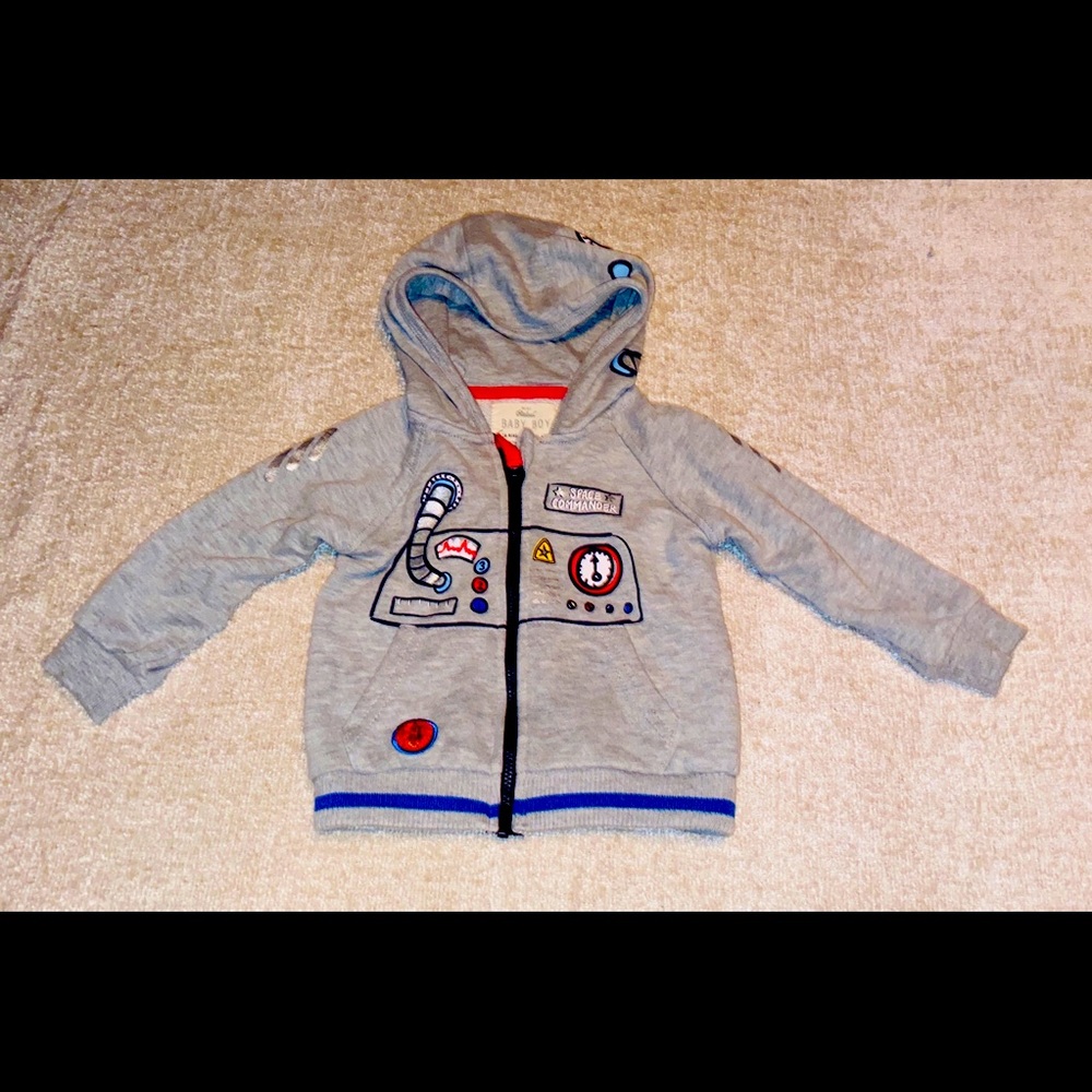 12-18 Month boys “space” hoodie